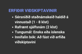 Námskeið um erfiða viðskiptavini