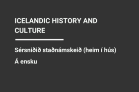 Icelandic History and Culture