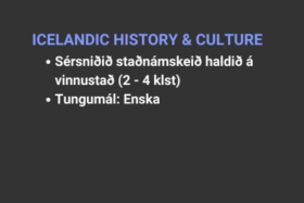 Icelandic history and culture seminar