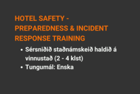 Hotel Safety First: Emergency Preparedness and Incident Response Training